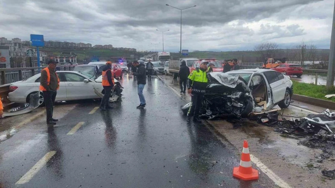 Tekirdağ'da feci kaza: 1 ölü, 2 yaralı