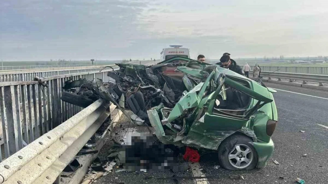 Tekirdağ'da feci kaza: 1 ölü