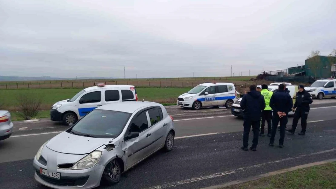 Tekirdağ'da kaza: 1'i zabıta 2 yaralı