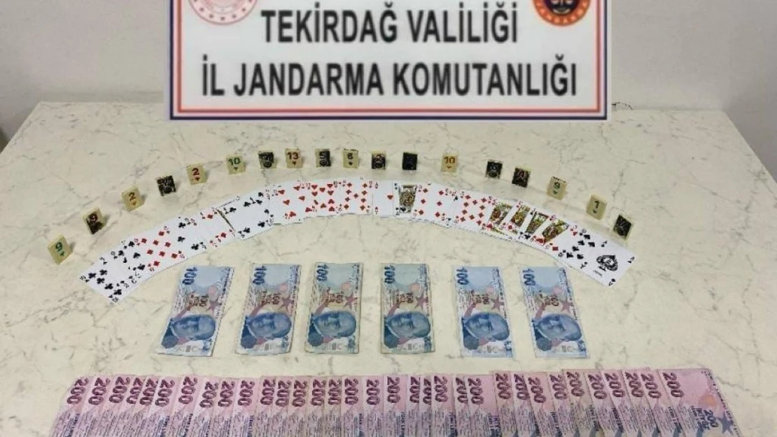 Tekirdağ'da kumar operasyonu