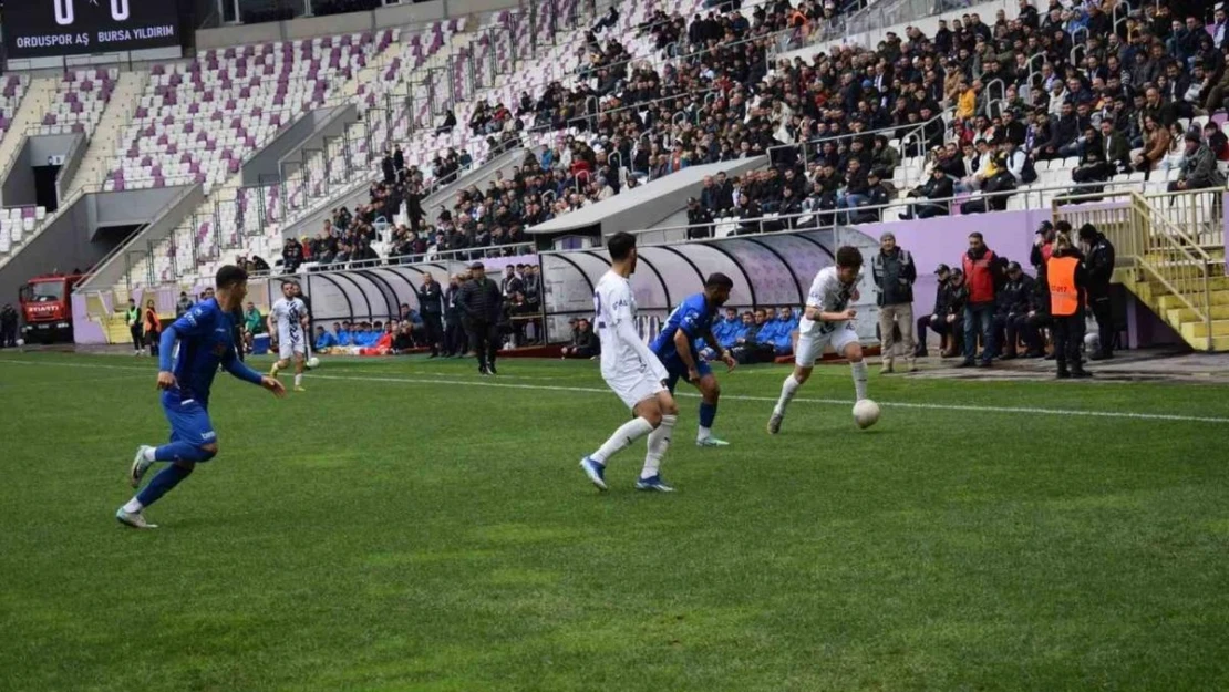 TFF 3. Lig: Orduspor 1967: 0 - Bursa Yıldırımspor: 0