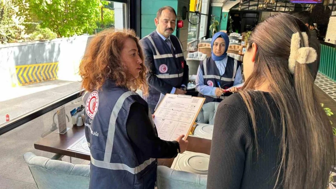 Ticaret Bakanlığı'ndan restoran ve kafelerde fiyat listesi denetimi