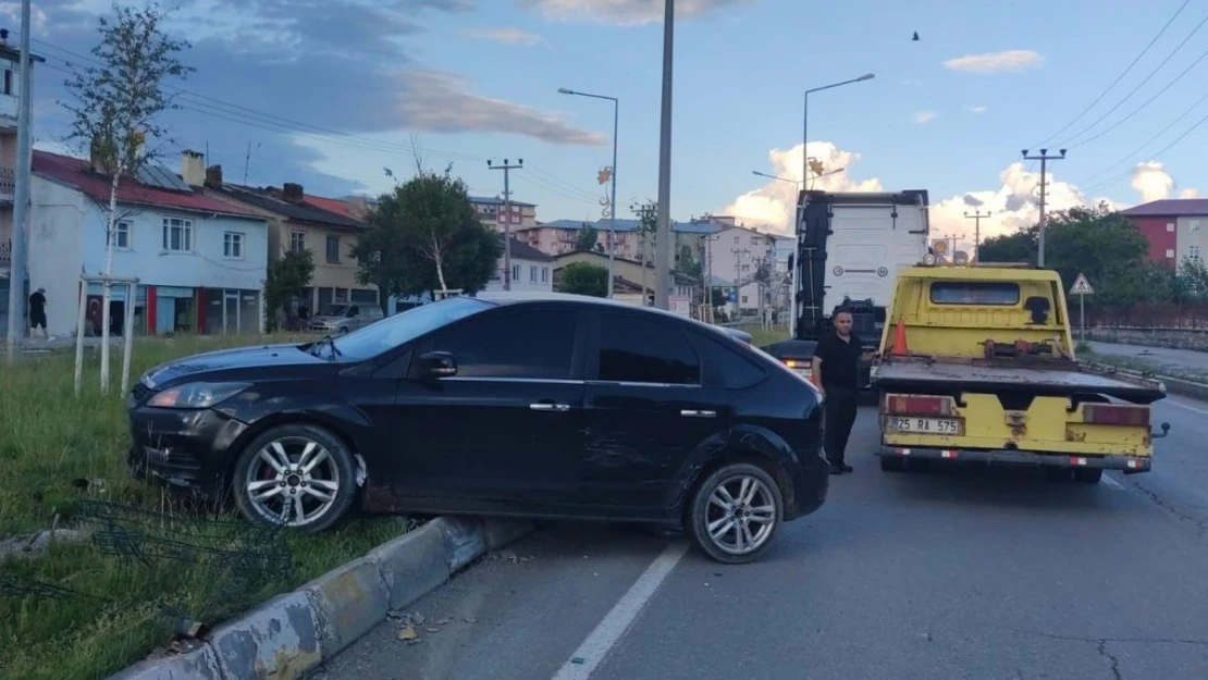 Erzurum'da TIR kazası