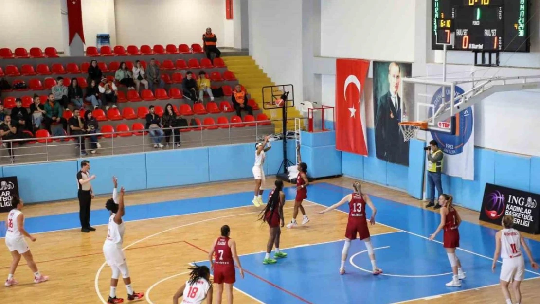 TKBL: Antalya Büyükşehir Belediyespor Toroslar Basketbol: 81- Melikgazi Kayseri Basketbol: 80