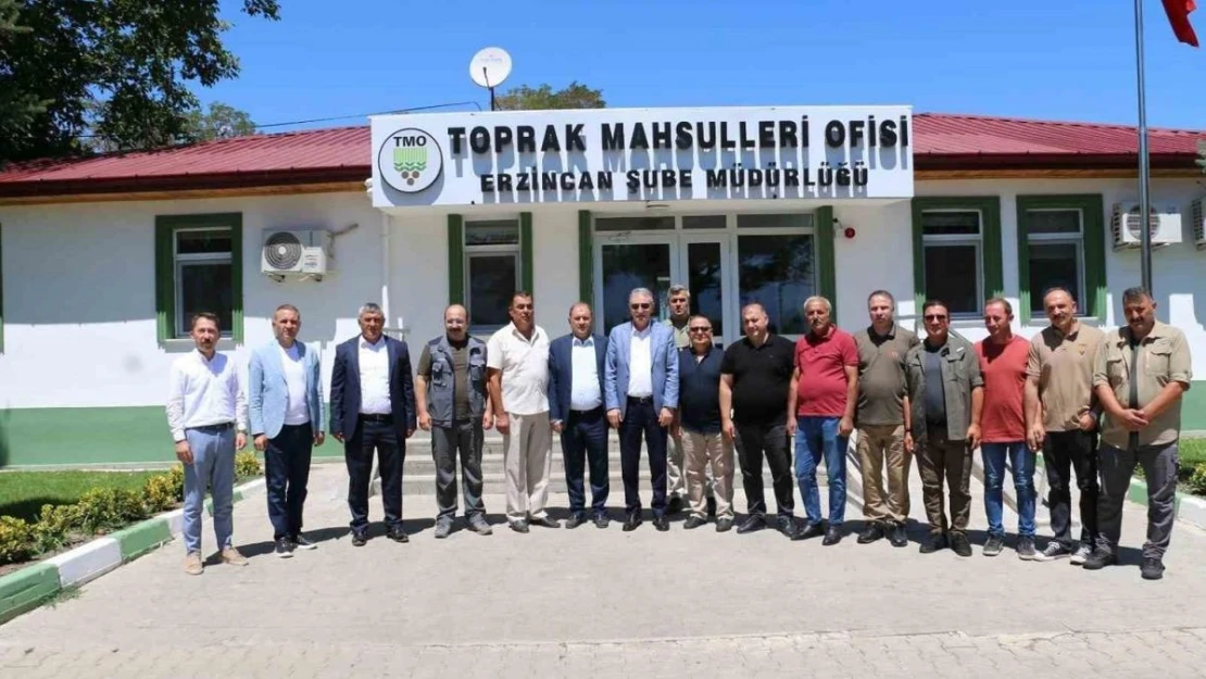 TMO Genel Müdürü Güldal Erzincan'da çeşitli temaslarda bulundu