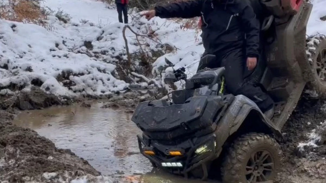 Tokat'ta ATV tutkunu komik anlarıyla yüzleri güldürdü