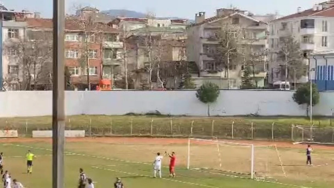 Tokat'ta penaltı pozisyonunda fair playa aday hareket