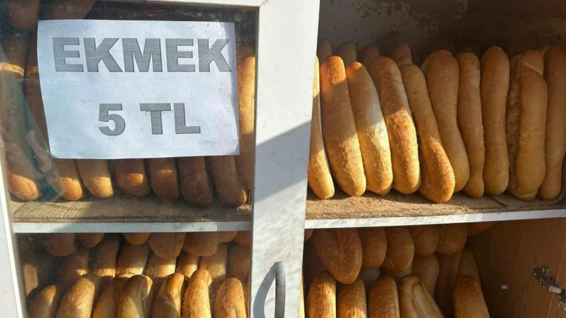 Tomarza'da ekmek 5 TL'ye düştü