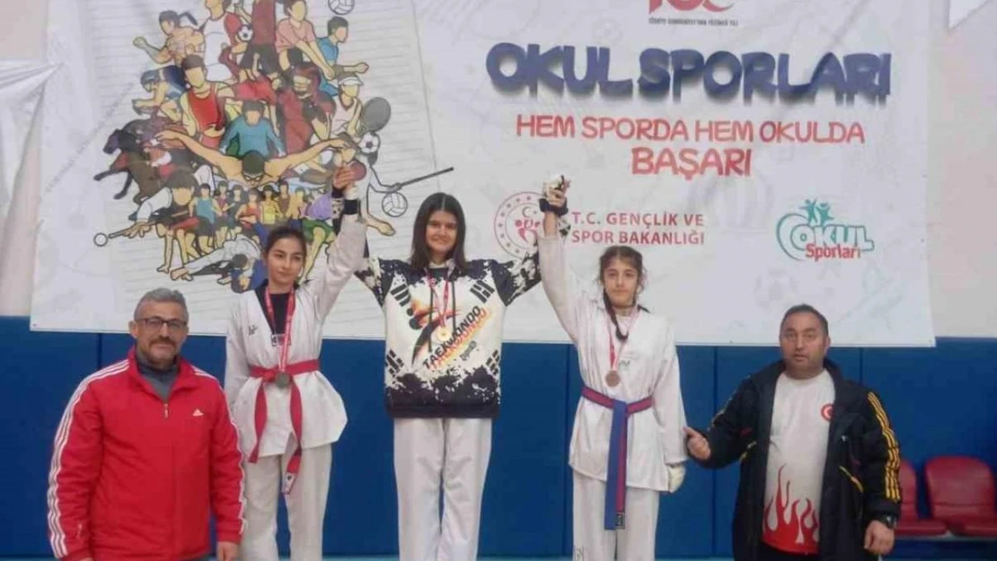 Tomarzalı gençler, Taekwondo Şampiyonası'nda dereceye girdi