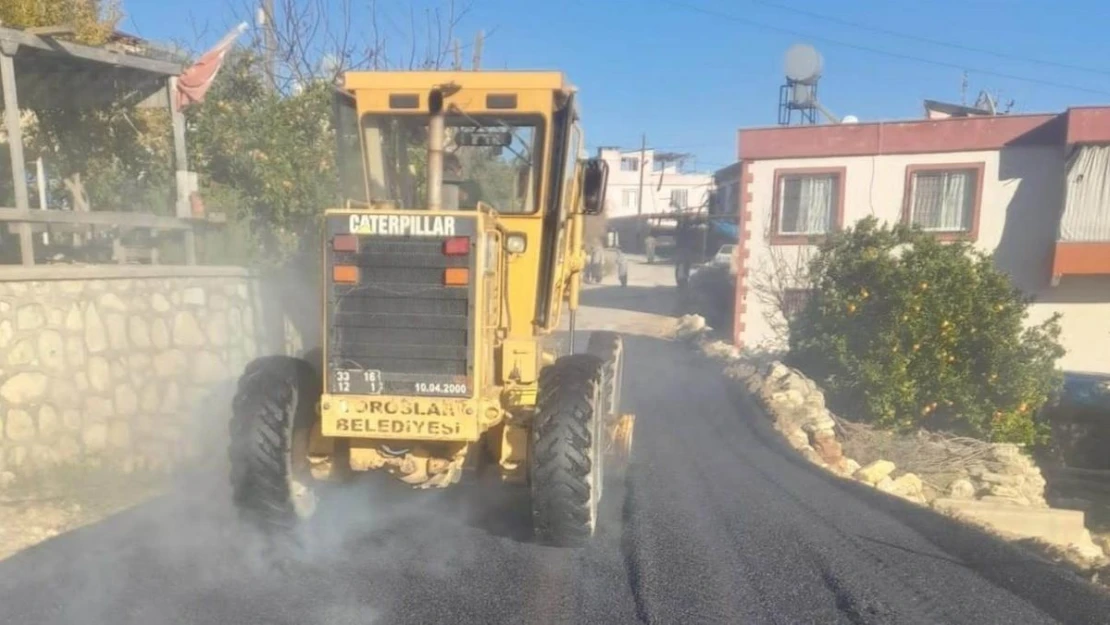 Toroslar'da yollar yenileniyor