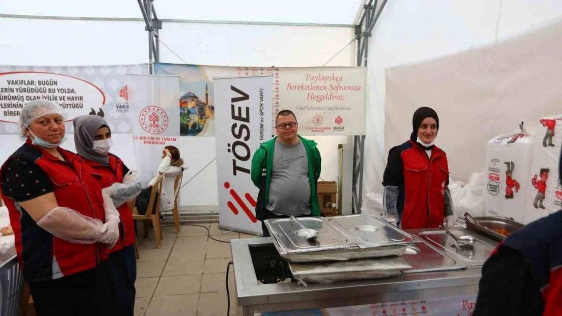 TÖSEV'li sporcular iftar programı düzenledi