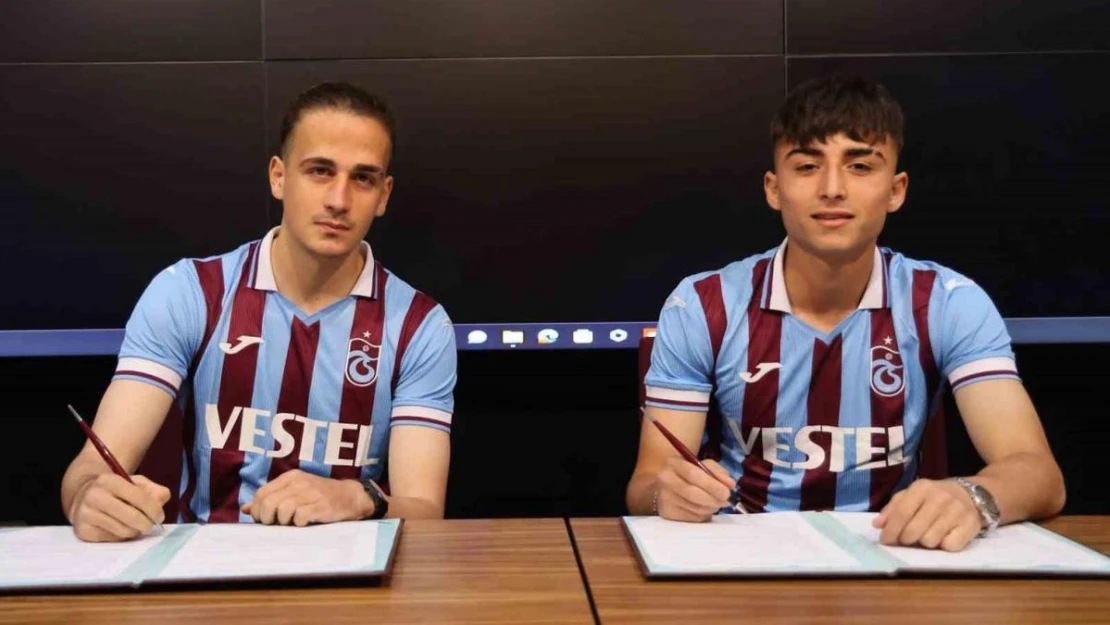 Trabzonspor alt yapısından yetişen 2 oyuncuyla sözleşme imzaladı