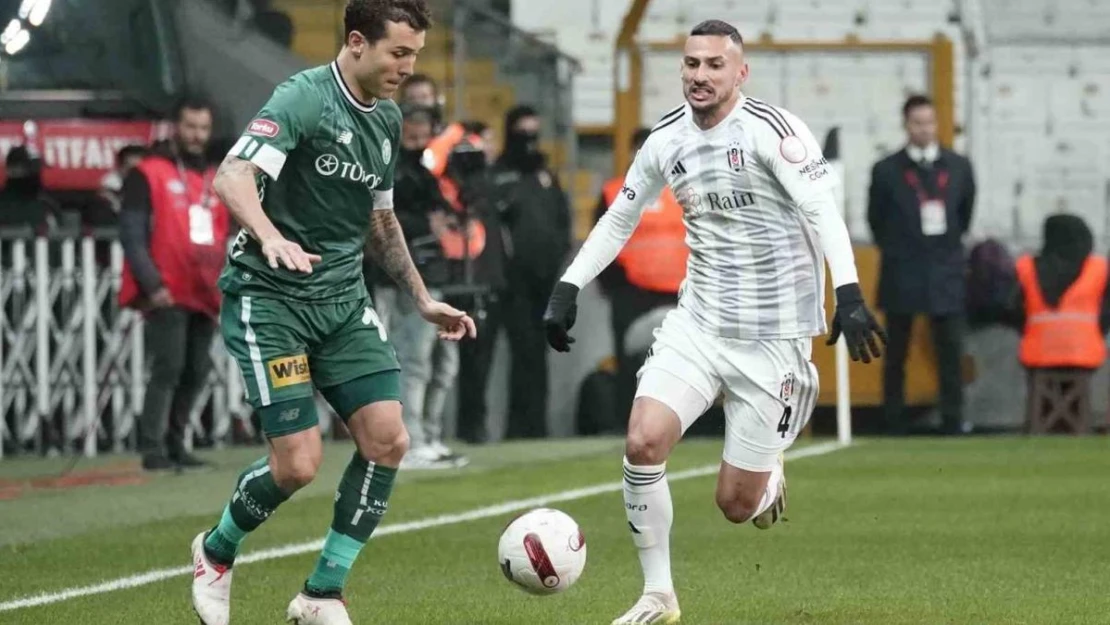 Trendyol Süper Lig: Beşiktaş: 0 - Konyaspor: 0 (İlk yarı)