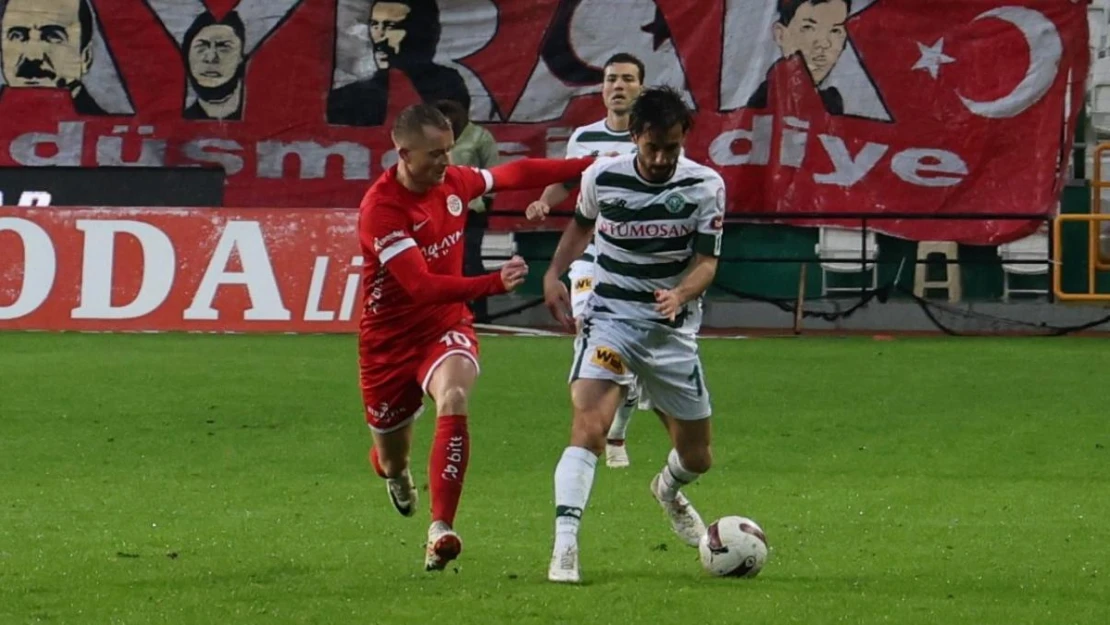 Trendyol Süper Lig: Konyaspor: 1 - Antalyaspor: 1 (Maç sonucu)