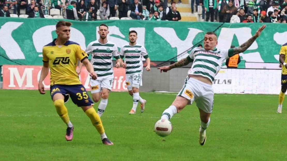 Trendyol Süper Lig: Konyaspor: 1 - MKE Ankaragücü: 0 (İlk yarı)