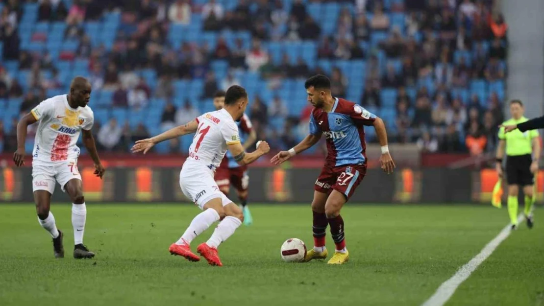 Trendyol Süper Lig: Trabzonspor: 0 - Kayserispor: 0 (İlk yarı )