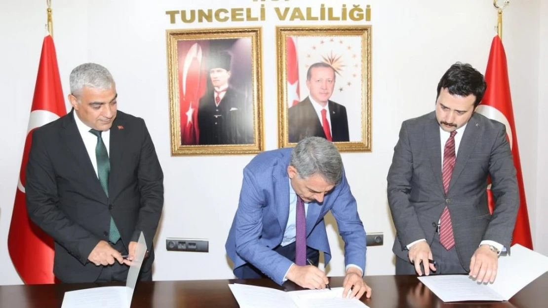 Tunceli'de 550 kapasiteli yurt için protokol imzalandı