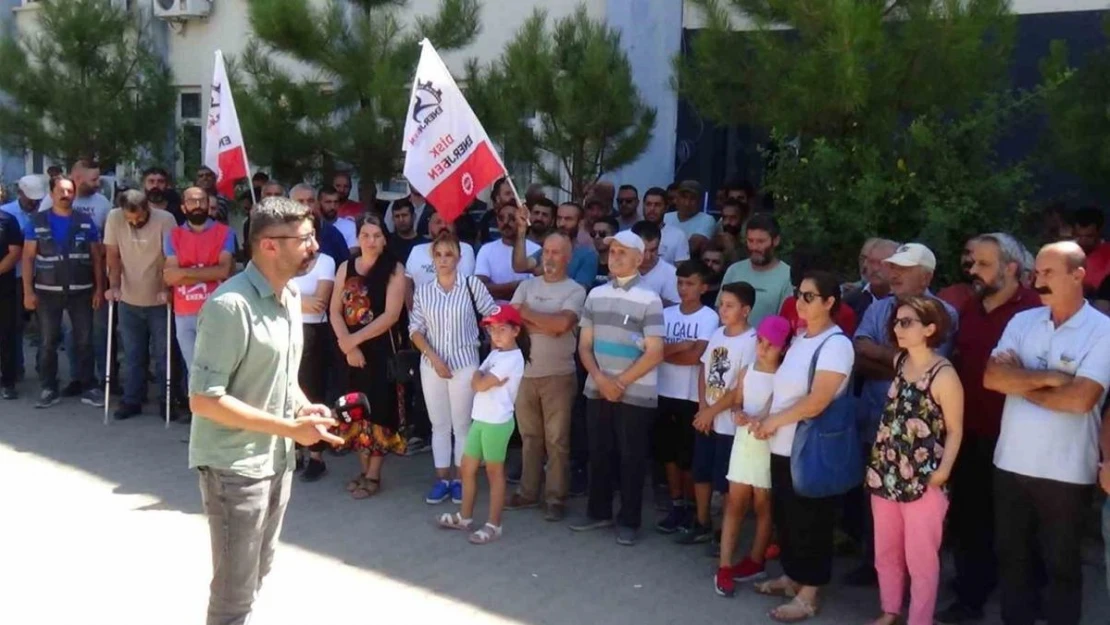 Tunceli'de FEDAŞ çalışanları 36 gündür grevde