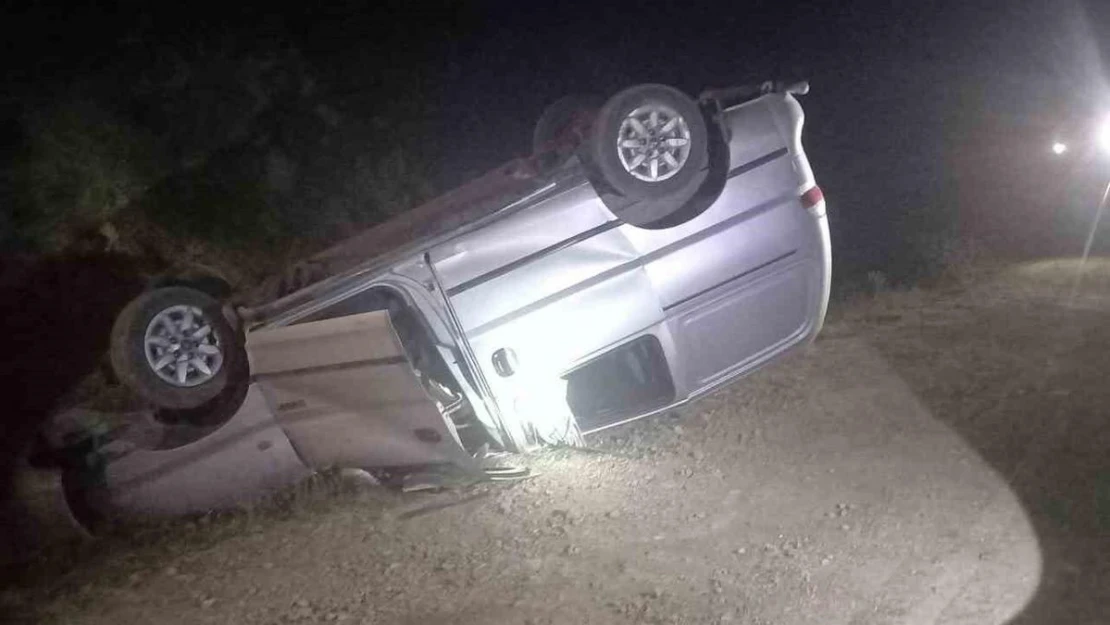 Tunceli'de freni boşalan araç takla attı: 7 yaralı