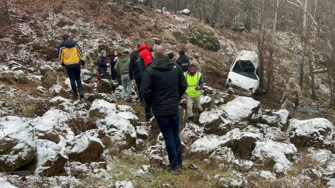 Tunceli'de trafik kazası: 1 ölü, 1 yaralı