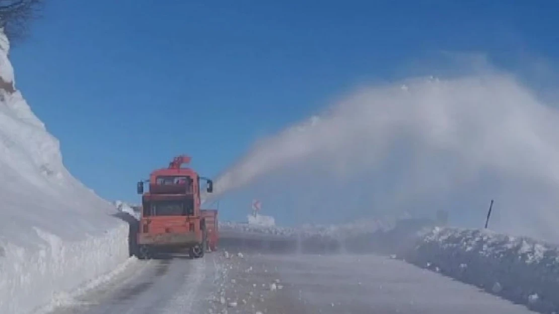 Tunceli'de tüm yollar ulaşıma açıldı genişletme çalışmaları sürüyor