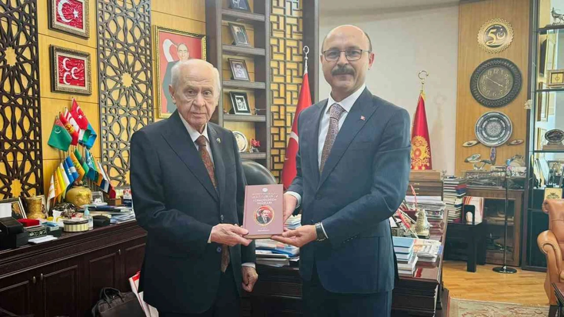 Türk Eğitim-Sen Genel Başkanı Geylan'dan, MHP Genel Başkanı Bahçeli'ye ziyaret