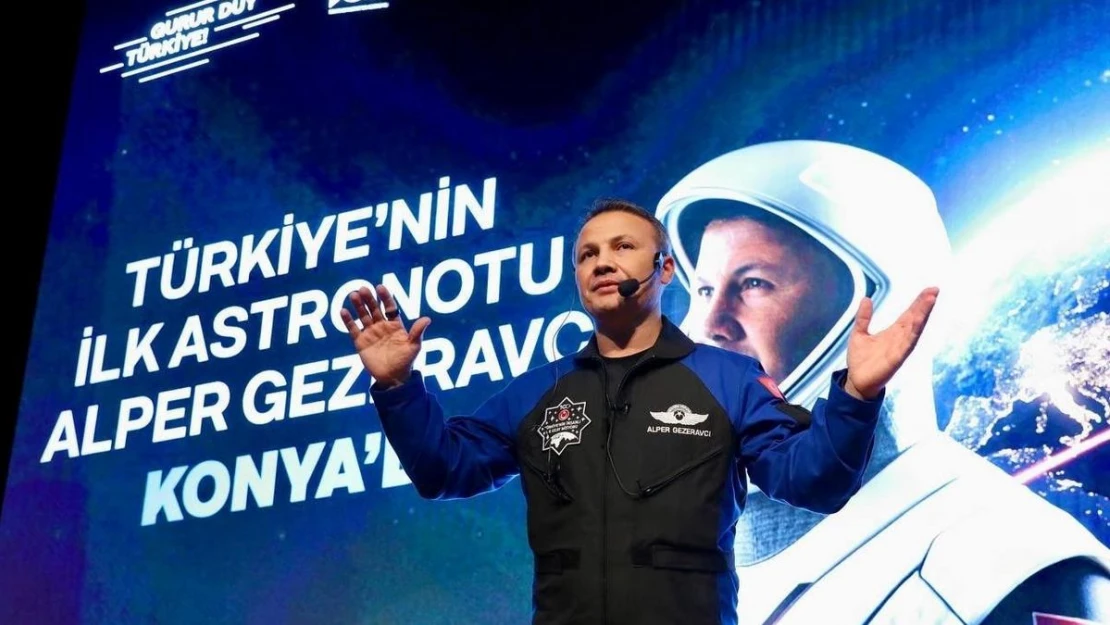 Türkiye'nin ilk astronotu Alper Gezeravcı Selçuk Üniversitesinde