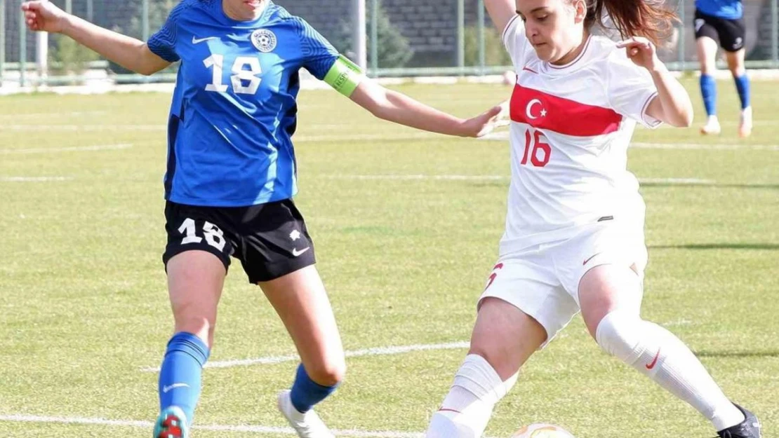 U19 Kadın Milli Futbol Takımı, Estonya'yı 3-2 yendi