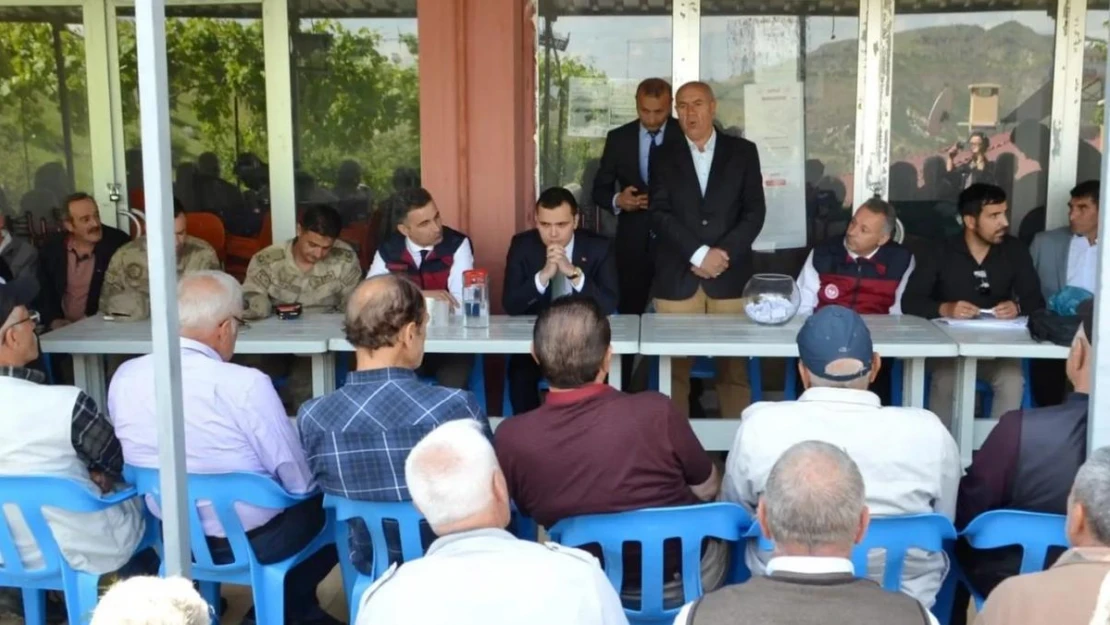 Ulukale dutu üreticilerine yüzde 50 hibeli hasat filesi desteği