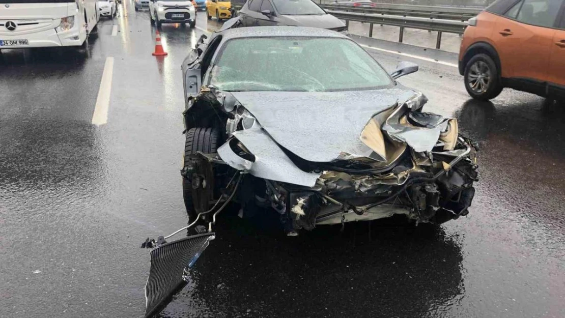 Ünlü iş adamı Sinan Urfalı, Ferrari ile ölümden döndü: 10 milyonluk araç pert oldu