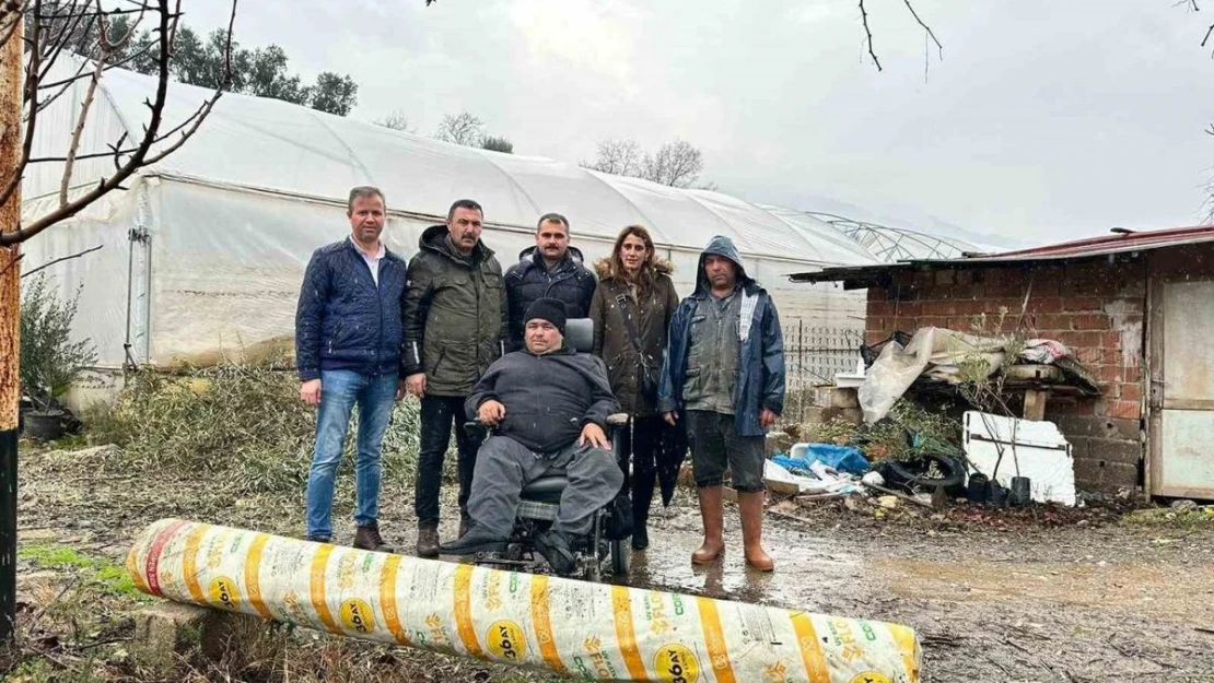 Üreticilere sera naylonu desteği devam ediyor