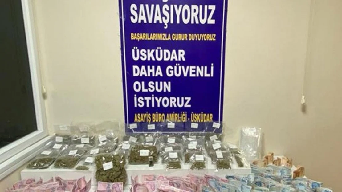 Üsküdar'da uyuşturucu ticareti yapılan eve operasyon: 1 kişi yakalandı