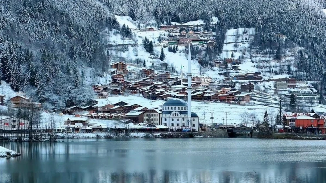 Uzungöl'den kar manzaraları