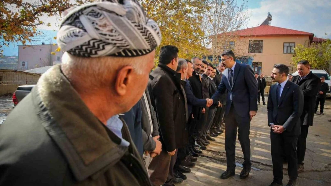 Vali Ali Çelik'ten Derecik ilçesine ziyaret