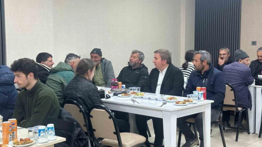 Vali Aydoğdu, maden kazası mağdurlarının aileleriyle iftar yaptı