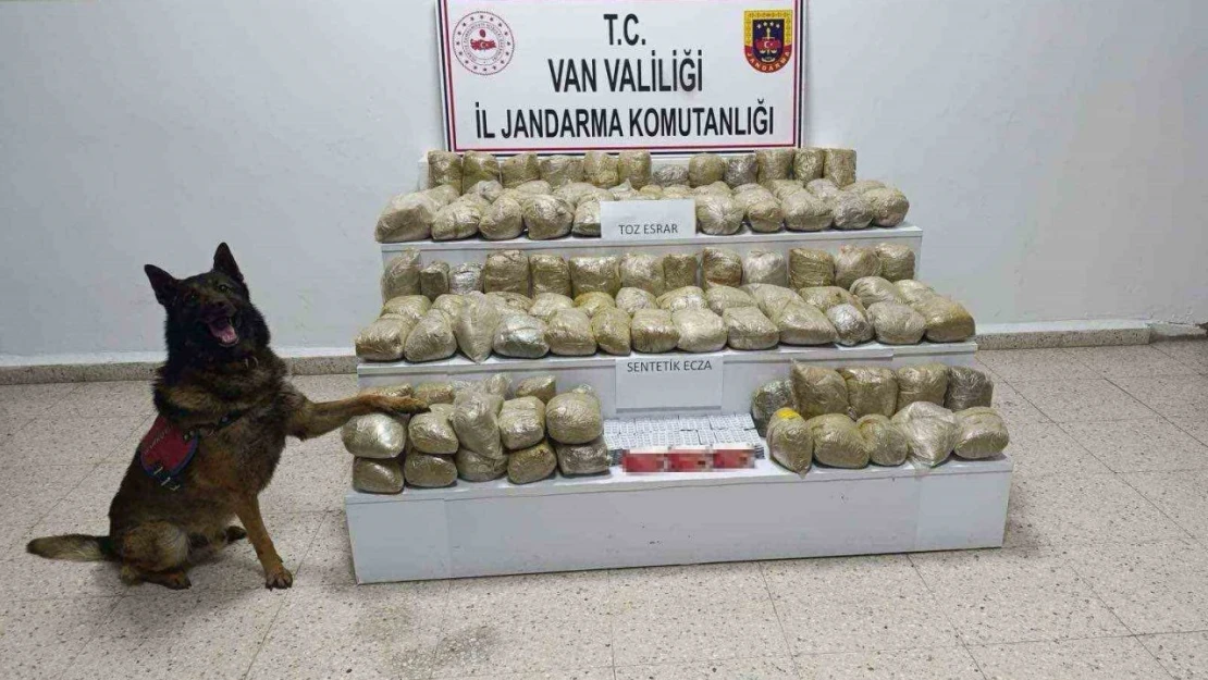Van'da 129 kilo uyuşturucu ele geçirildi