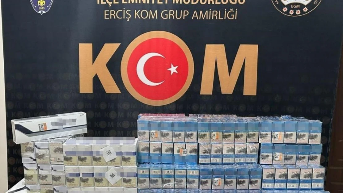 Van'da 2 bin 930 paket kaçak sigara ele geçirildi