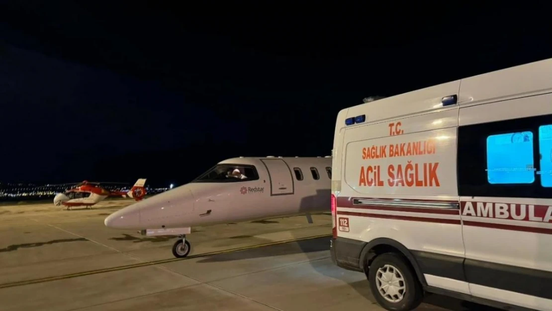 Van'da 6 yaşındaki çocuk hasta için ambulans uçak havalandı