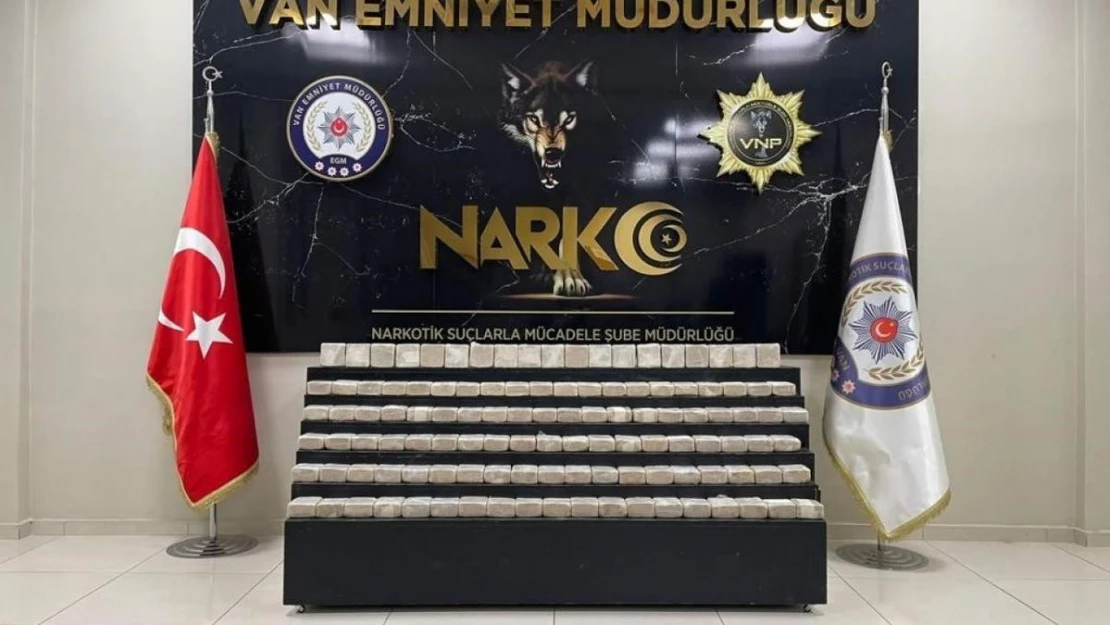 Van'da 60 kilogram eroin ele geçirildi