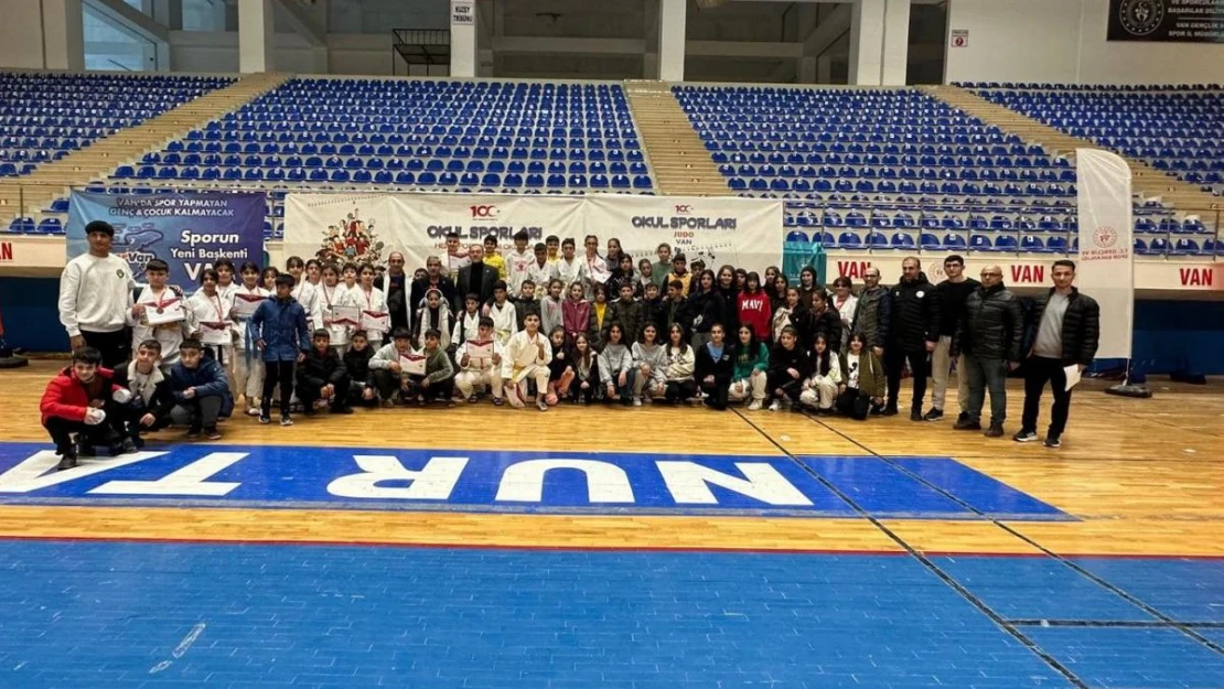 Van'da judo grup müsabakaları sona erdi