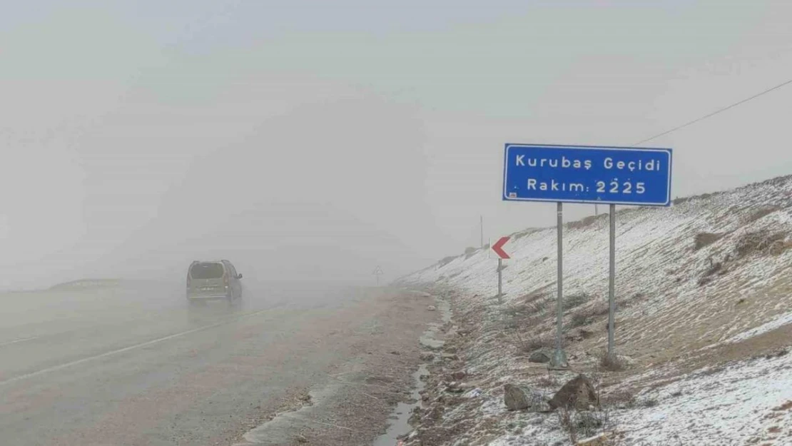 Van'da Kurubaş Geçidi'nde yoğun sis etkili oldu