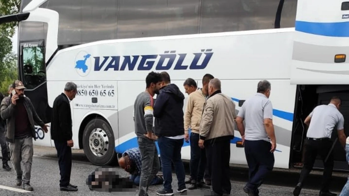 Van'da otobüsün çarptığı şahıs hayatını kaybetti