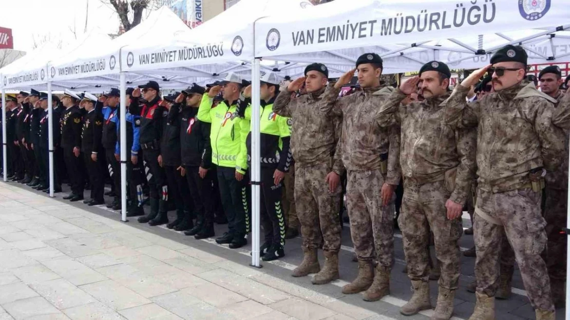 Van'da Türk Polis Teşkilatı'nın 179. kuruluş yıl dönümü kutlandı