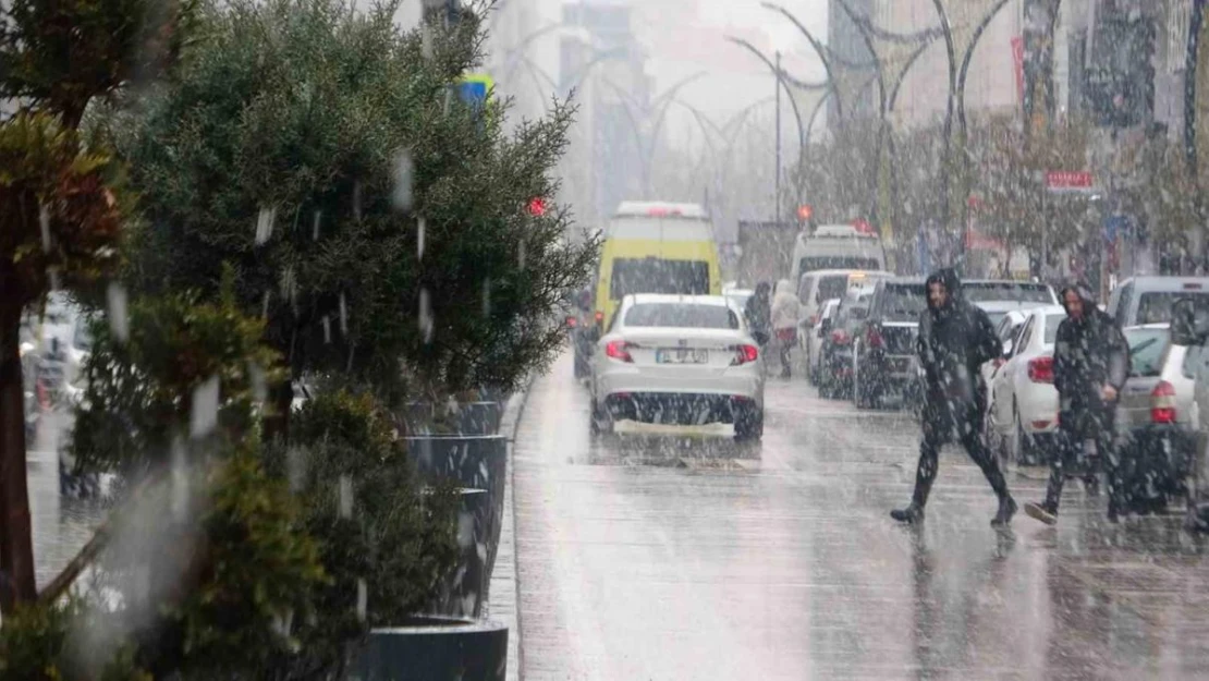 Van'da yoğun kar yağışı etkili oluyor