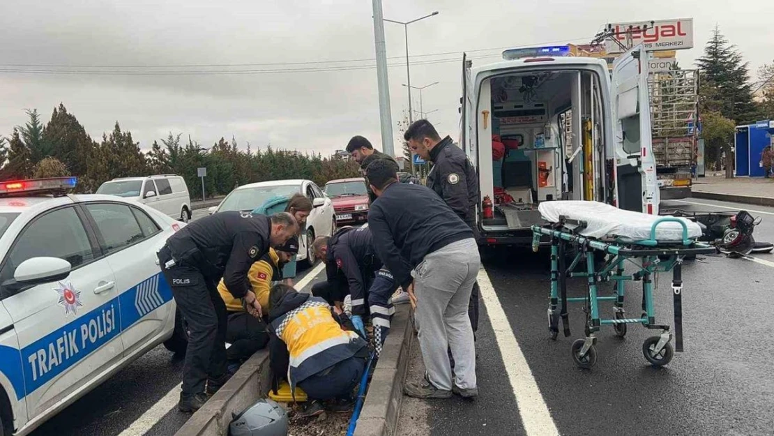 Yağış kazaya neden oldu: 1 yaralı