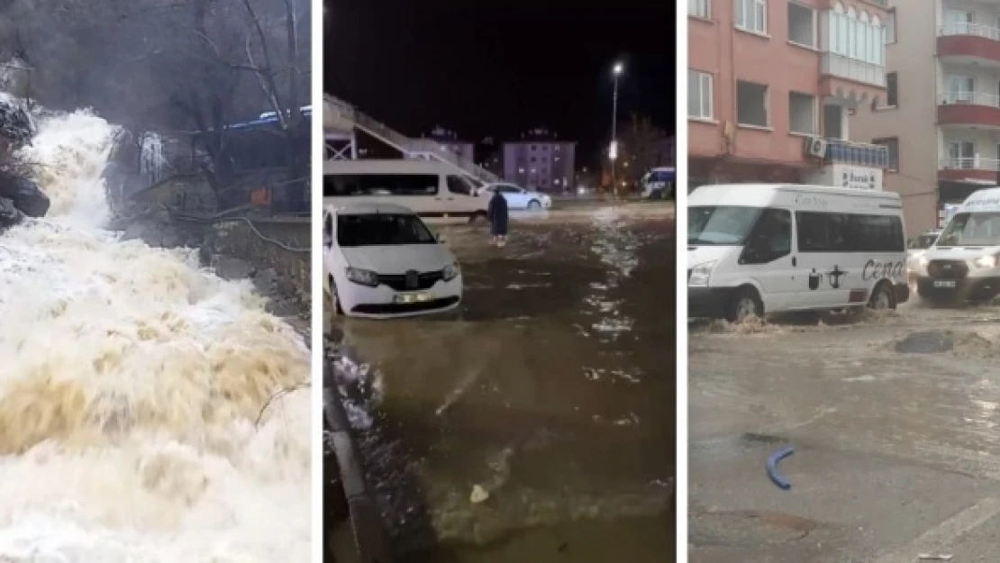 Yağmur Tunceli, Elazığ ve Malatya'yı vurdu