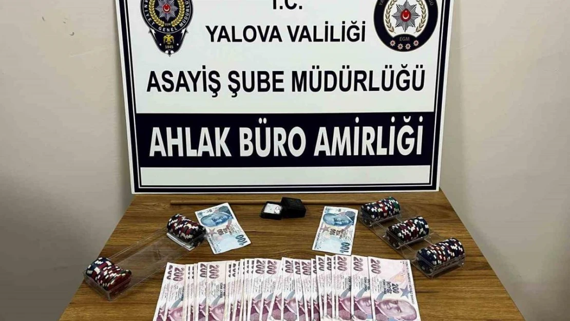 Yalova'da kumar oynayan 13 kişiye 83 bin 525 lira ceza