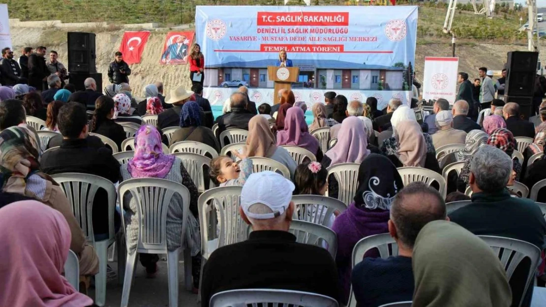 Yaşariye - Mustafa Dede Aile Sağlığı Merkezinin temeli törenle atıldı