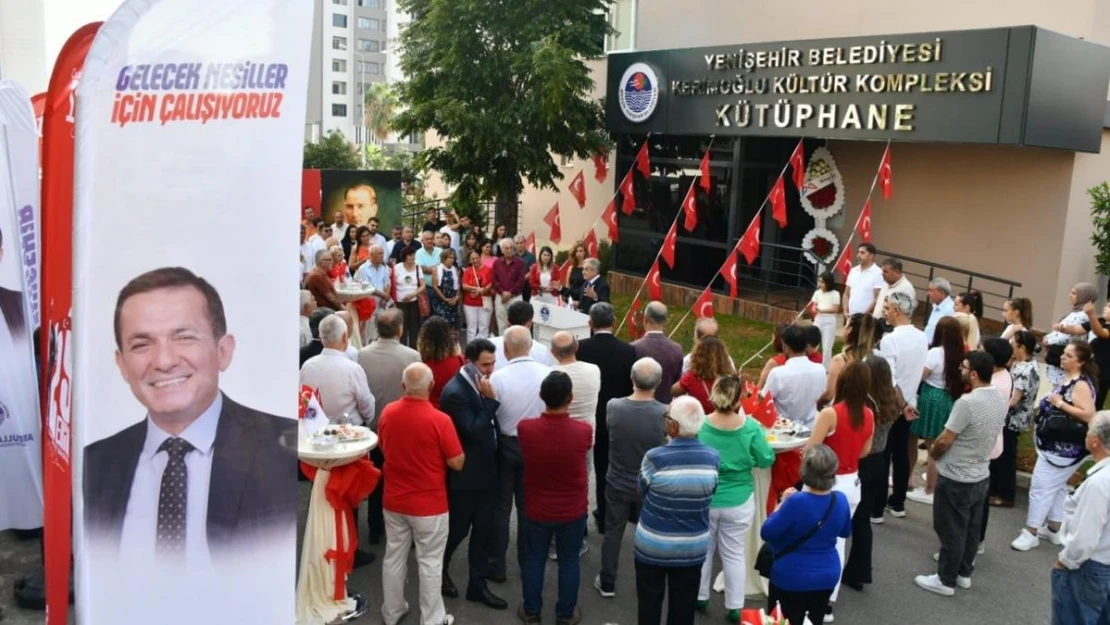 Yenişehir Belediyesi Nuri Ulusu Kütüphanesi hizmete açıldı