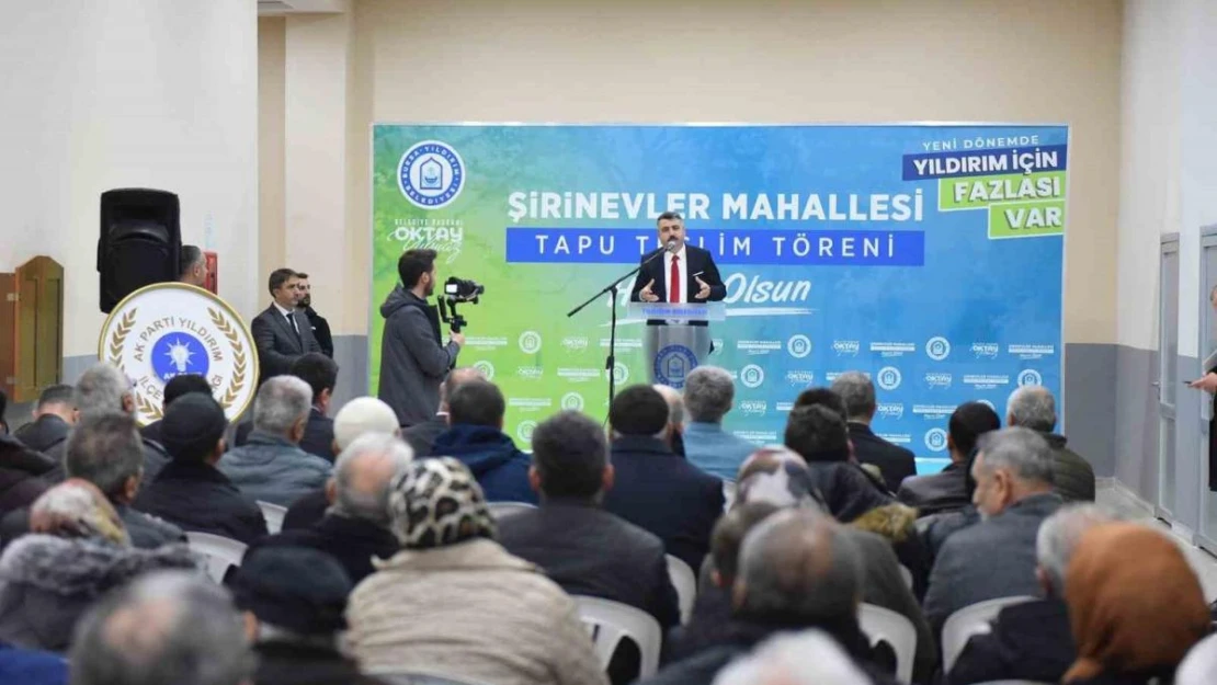 Yıldırım'da 'imar' tasarrufu